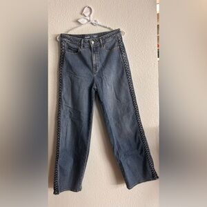 Old Navy Statement Blue Straight Leg Jeans